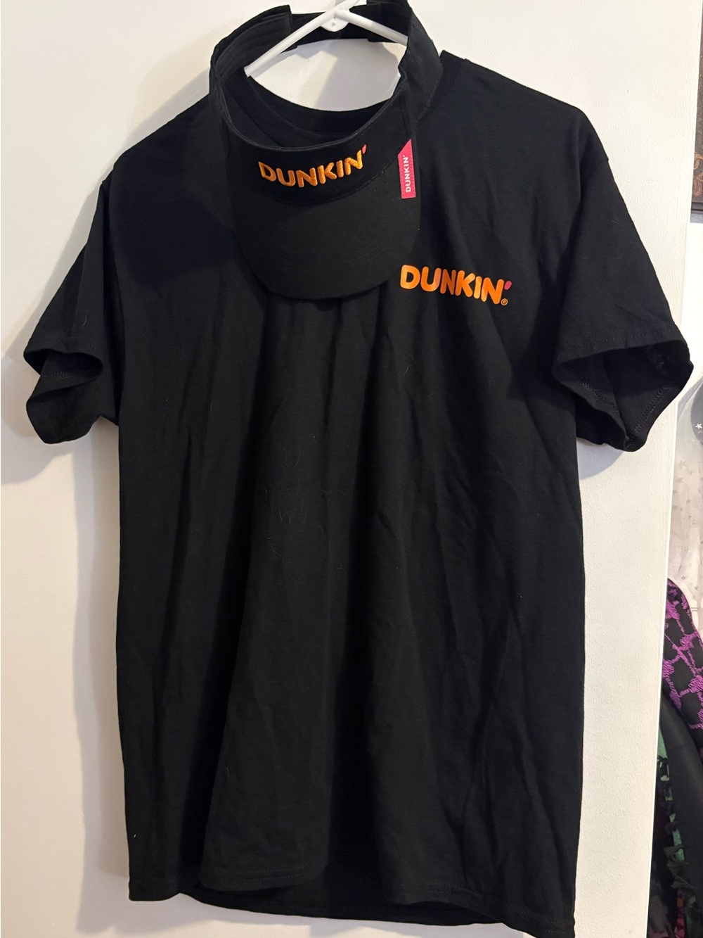 Dunkin Shirt and Visor